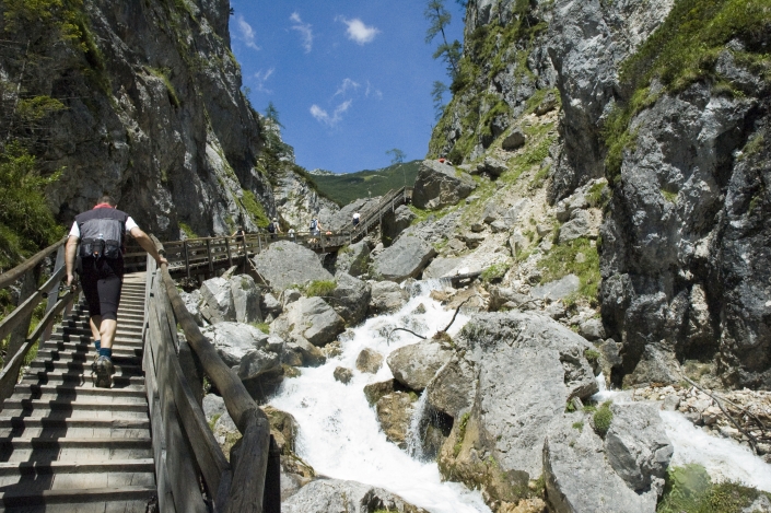 Wanderung durch die Silberkarklamm