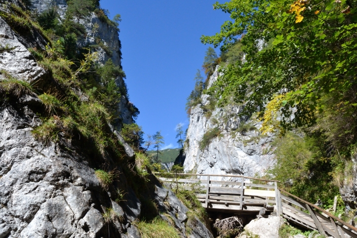 Bewegung in herrlicher Naturlandschaft-Silberkarklamm