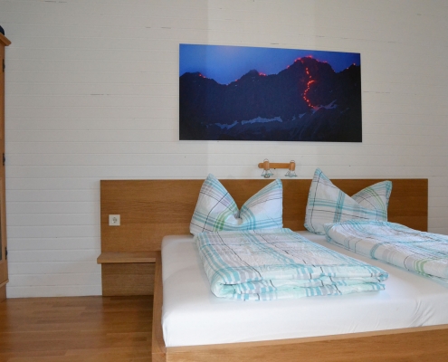 gemütliches Schlafzimmer im Apartment-Ferienhaus Astrid