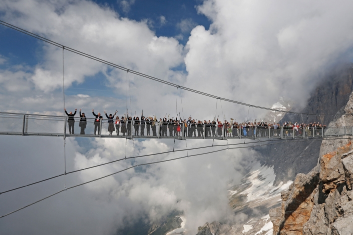 Ausflugsziel am Dachstein Gletscher-Hängebrücke