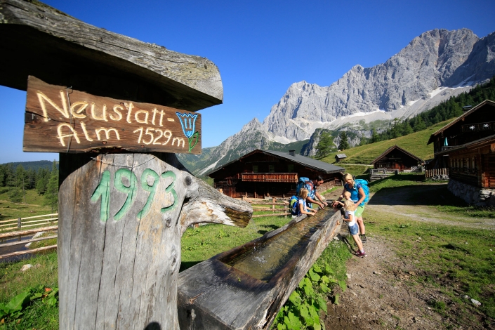 Ramsauer Almenregion-Wanderwege von Hütte zu Hütte